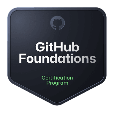 GitHub Foundations Certificate Badge